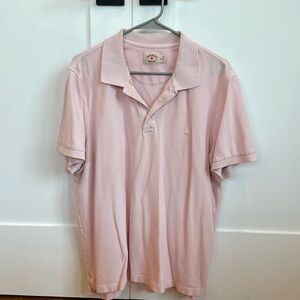 Rare Brooks Brothers Red Fleece Label Preppy Tennis Prep Pink Men’s Polo
